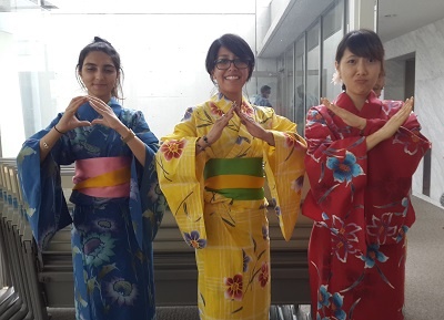 Ximena con kimono