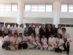Con los beneficiarios